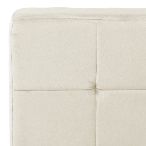 Cadeira de descanso 65x79x87 cm veludo creme - Image 6