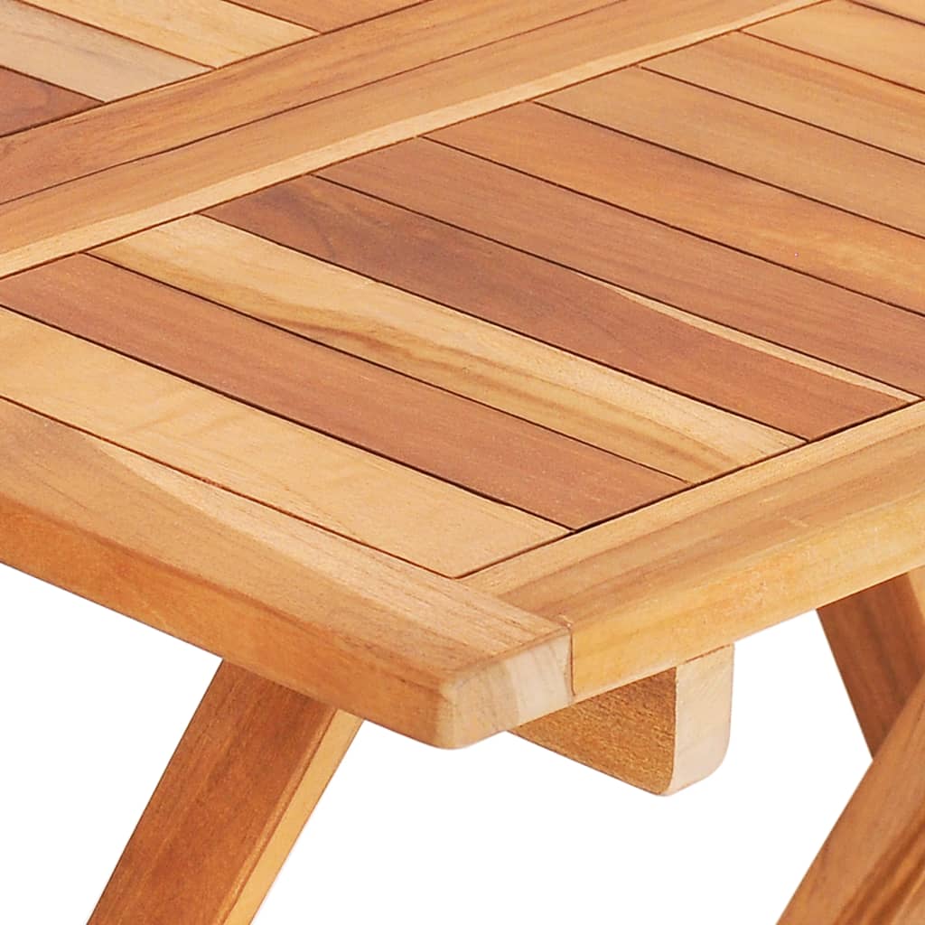 Conjunto bistrô c/ almofadões cinzentos 3 pcs teca maciça - Image 12