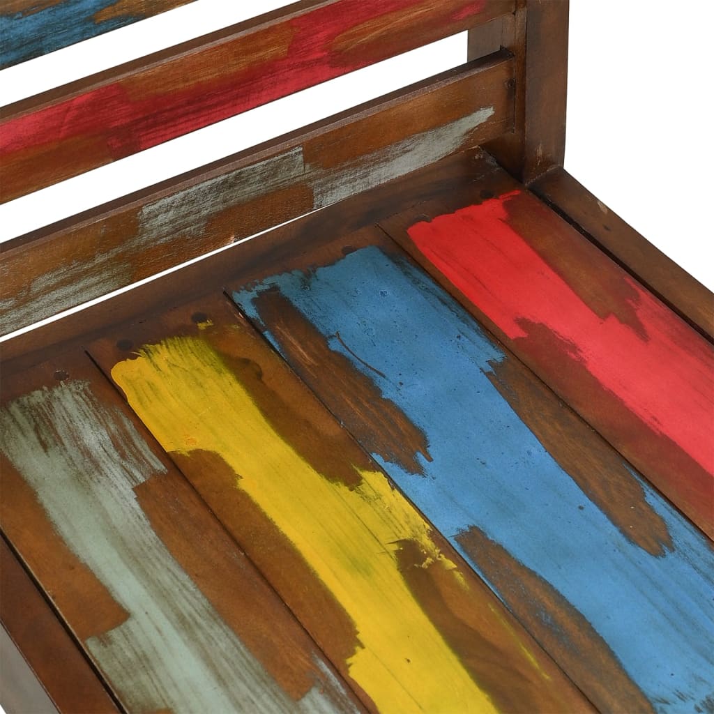 Cadeiras de jantar 4 pcs madeira recuperada maciça - Image 7