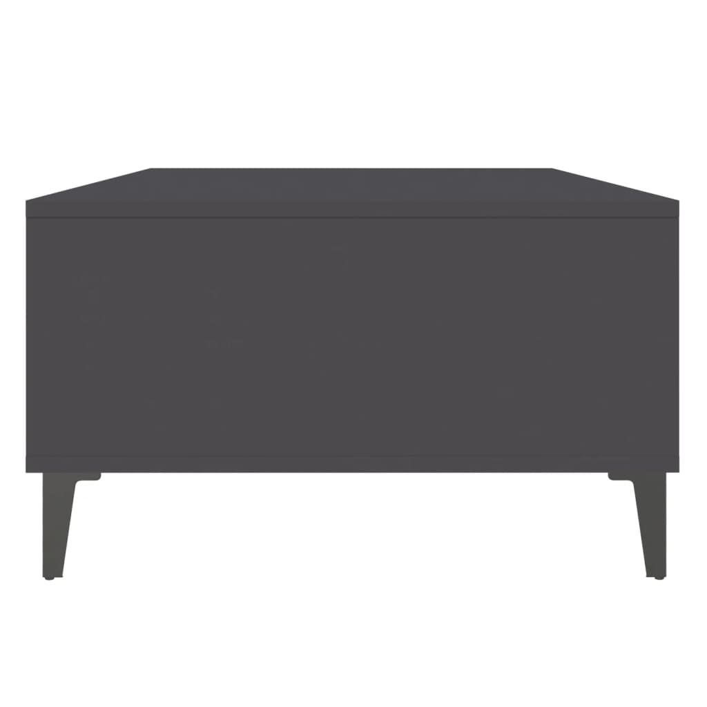 Mesa de centro 103,5x60x35 cm derivados de madeira cinza - Image 5