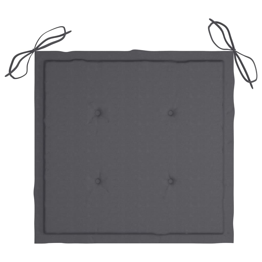 Cadeiras de jardim dobráveis 8 pcs c/ almofadões acácia maciça - Image 12