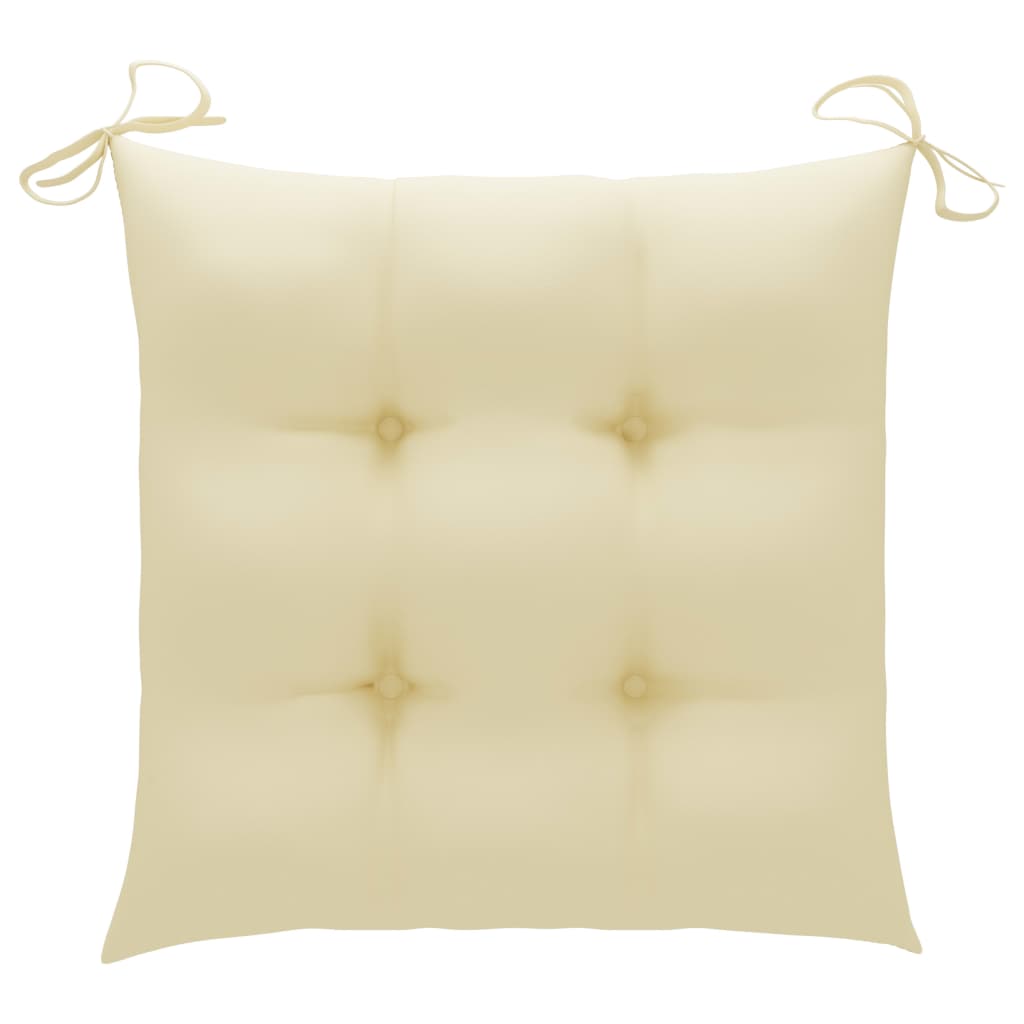 Cadeiras de jardim dobráveis c/ almofadões 6 pcs acácia maciça - Image 12