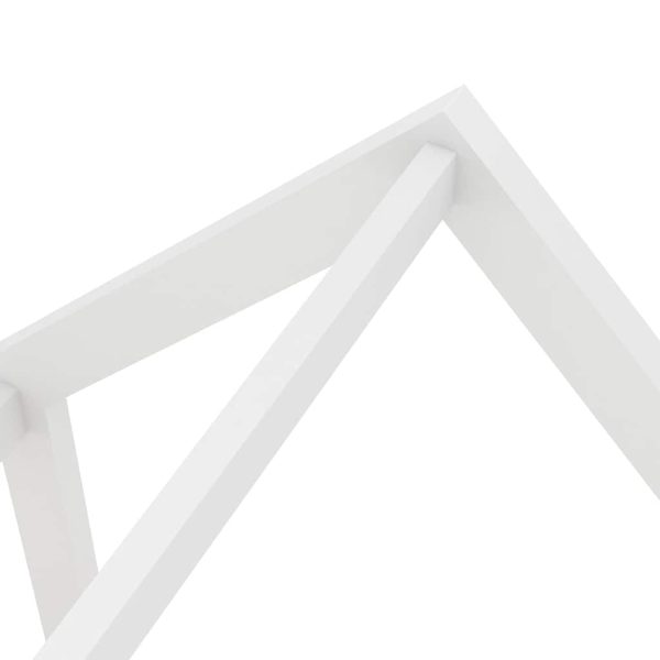 Cama para crianças c/ gaveta 80x160 cm pinho maciço branco - Image 5