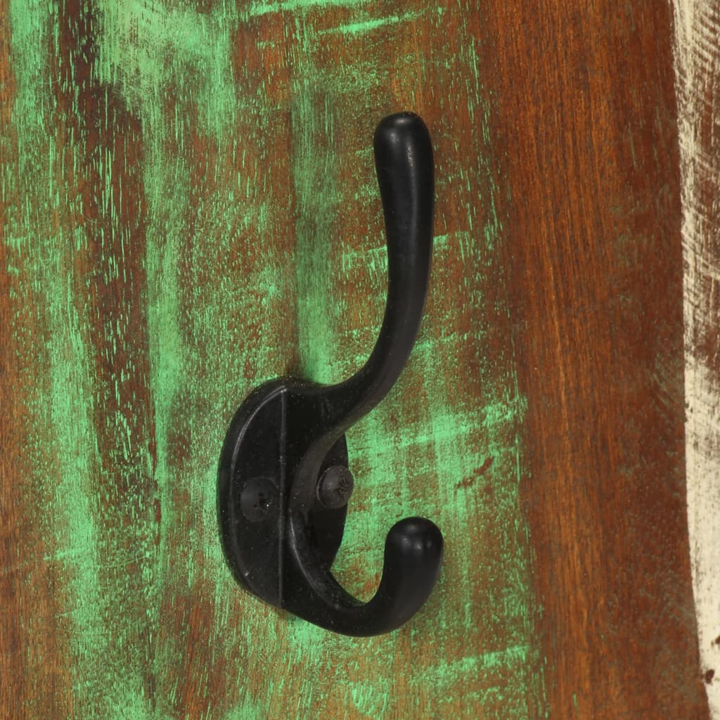 Bengaleiros parede 2 pcs 36x3x110 cm madeira recuperada maciça - Image 6