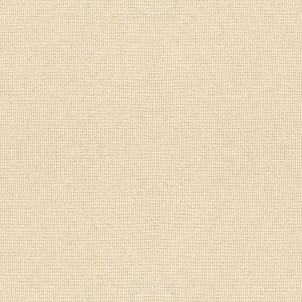 Cadeiras de jantar giratórias 2 pcs tecido cor creme - Image 7