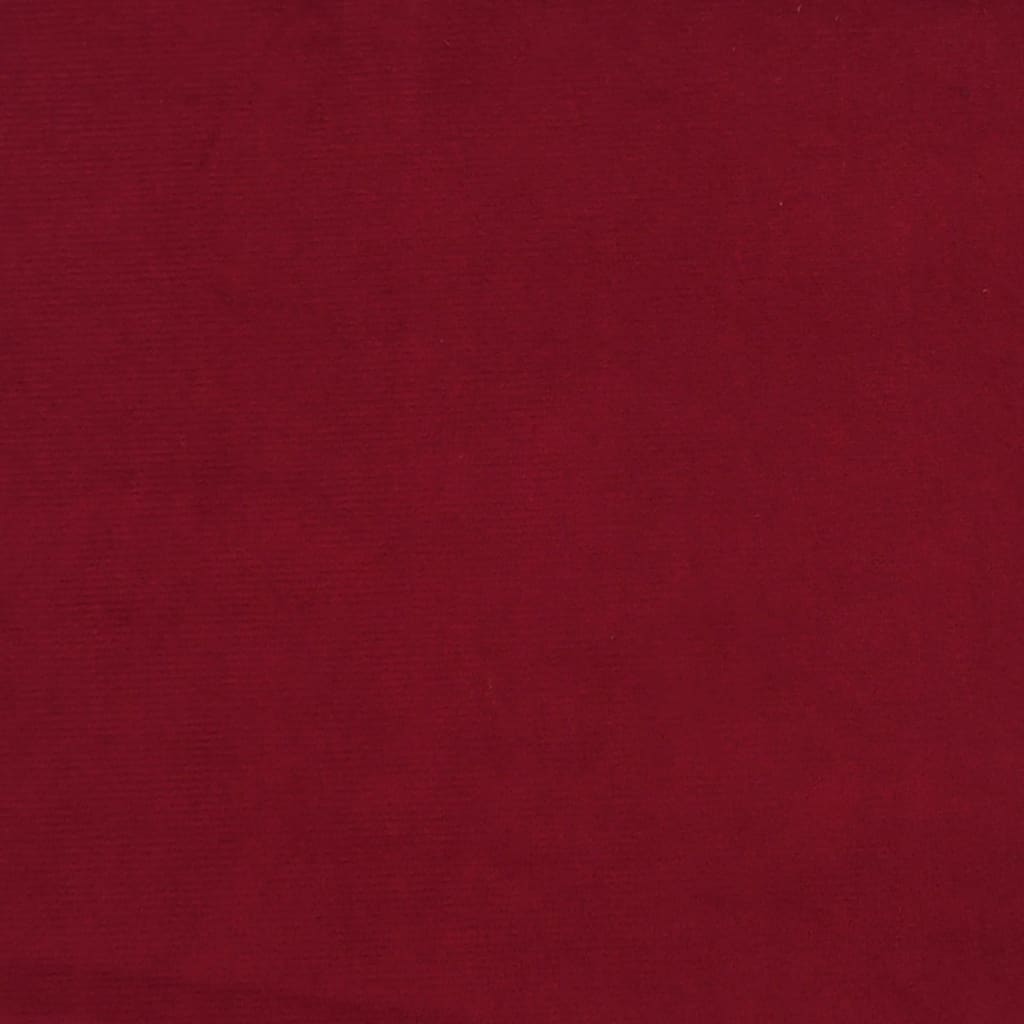 Cadeiras de jantar giratórias 2 pcs tecido vermelho tinto - Image 8