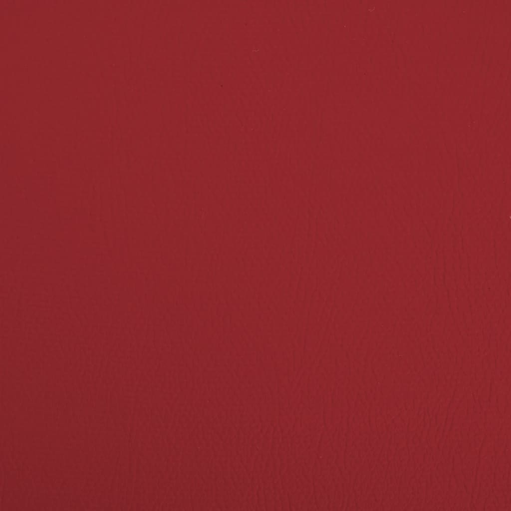 Bancos de arrumação dobráveis 2 pcs PVC vermelho tinto - Image 7