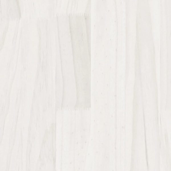 Estrutura de cama 90x200 cm pinho maciço branco - Image 6