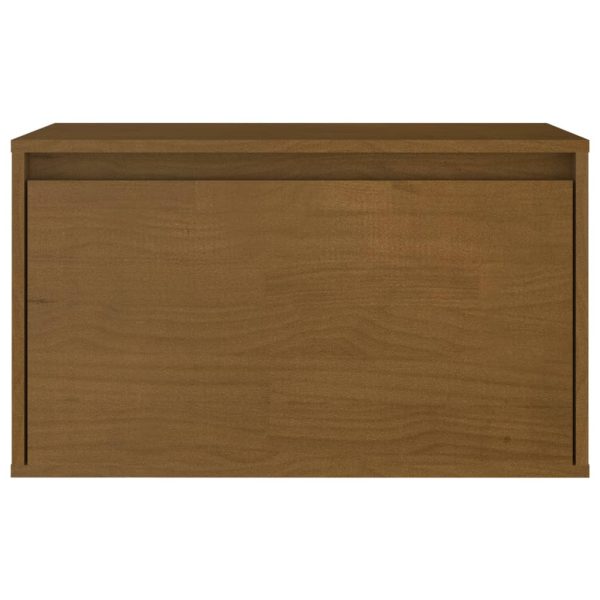 Móveis de TV 7 pcs madeira de pinho maciça castanho-mel - Image 8
