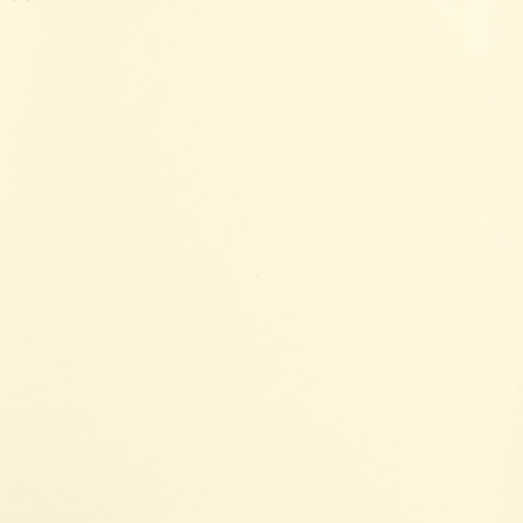 Cadeiras de jantar 2 pcs couro artificial cor creme - Image 7