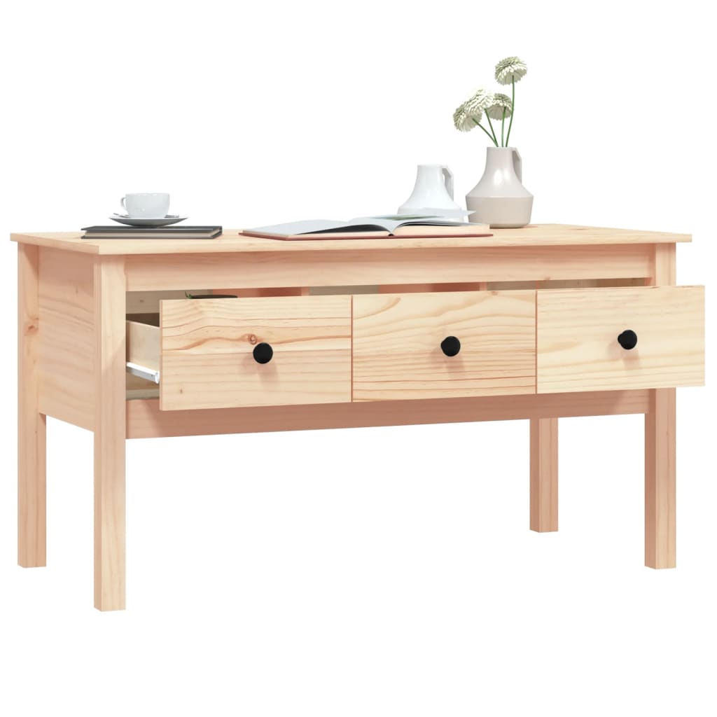 Mesa de centro 102x49x55 cm pinho maciço - Image 4