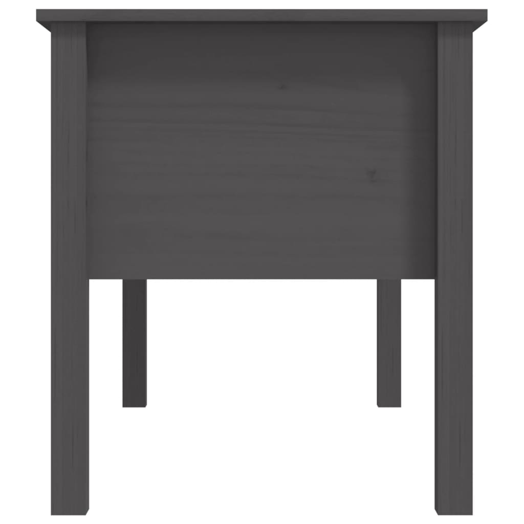 Mesa de centro 102x49x55 cm pinho maciço cinza - Image 6