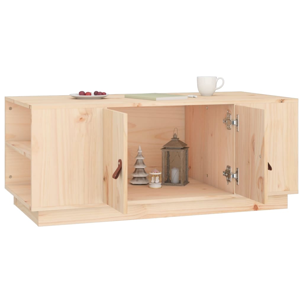 Mesa de centro 100x50x41 cm pinho maciço - Image 3