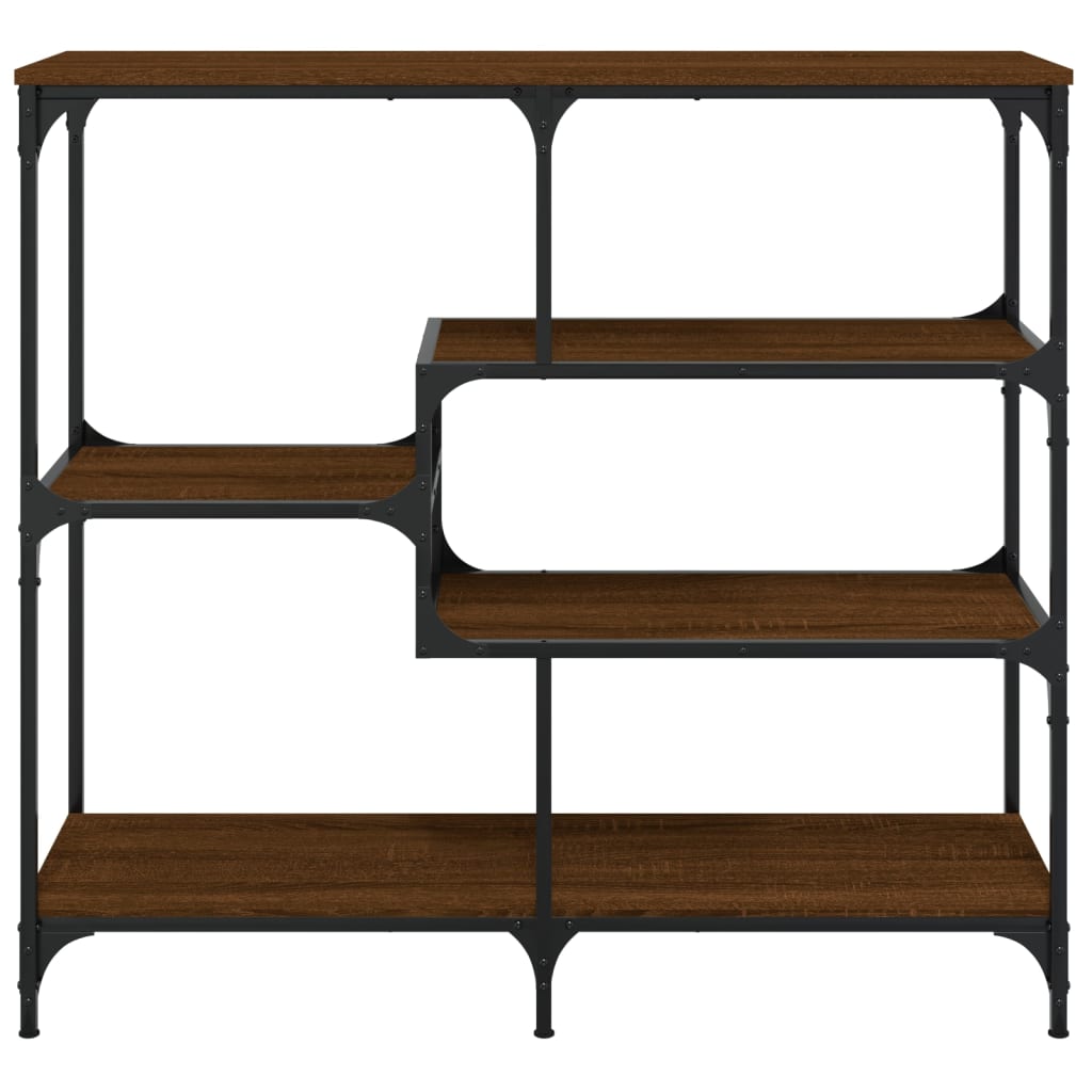Mesa consola 103x32x95 cm derivados madeira carvalho castanho - Image 3
