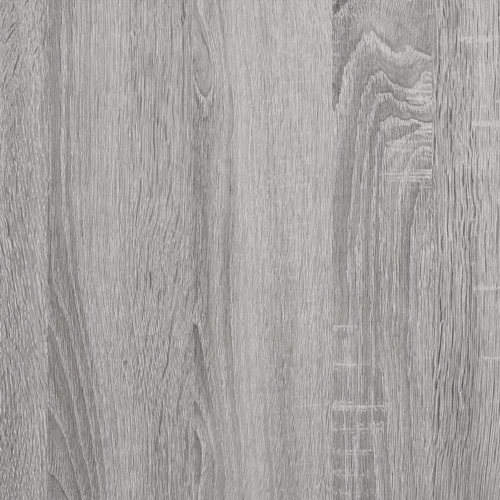 Mesa consola 100x22,5x75cm derivados de madeira cinzento sonoma - Image 7