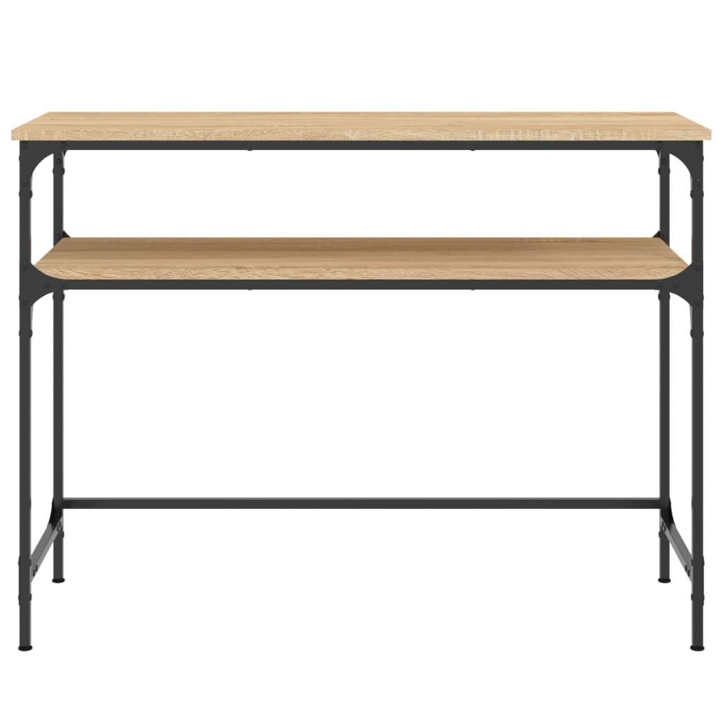 Mesa consola 100x35,5x75cm derivados de madeira carvalho sonoma - Image 3