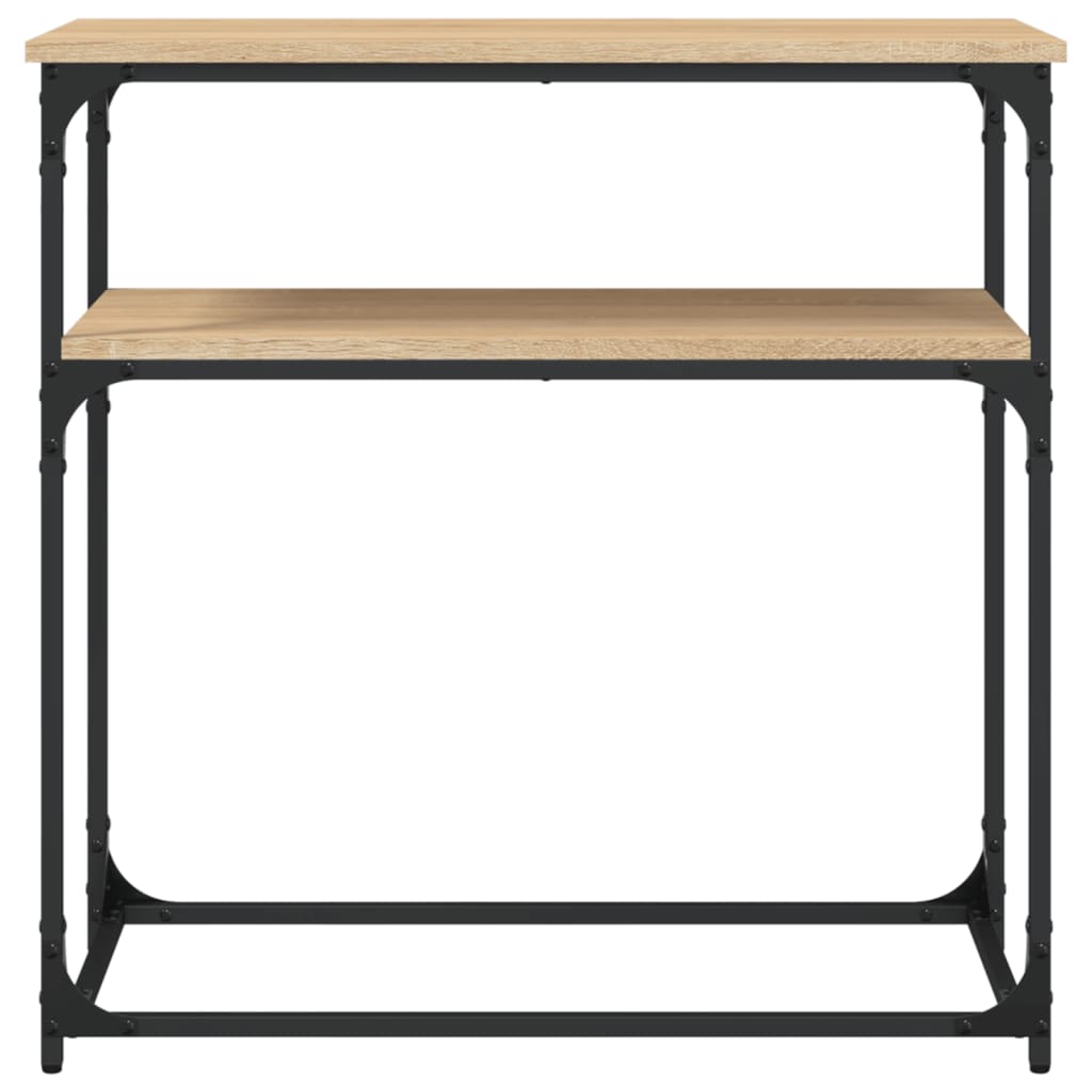 Mesa consola 75x35,5x75 cm derivados de madeira carvalho sonoma - Image 3
