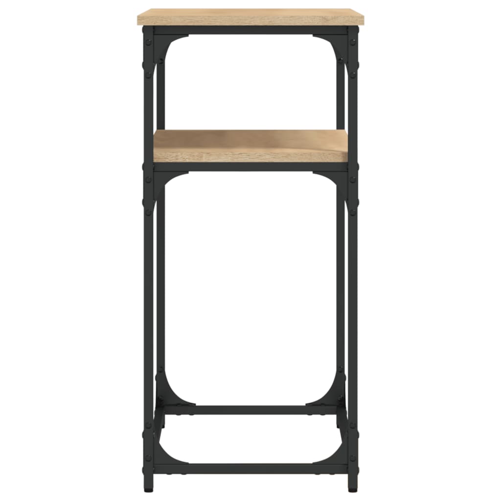 Mesa consola 75x35,5x75 cm derivados de madeira carvalho sonoma - Image 4