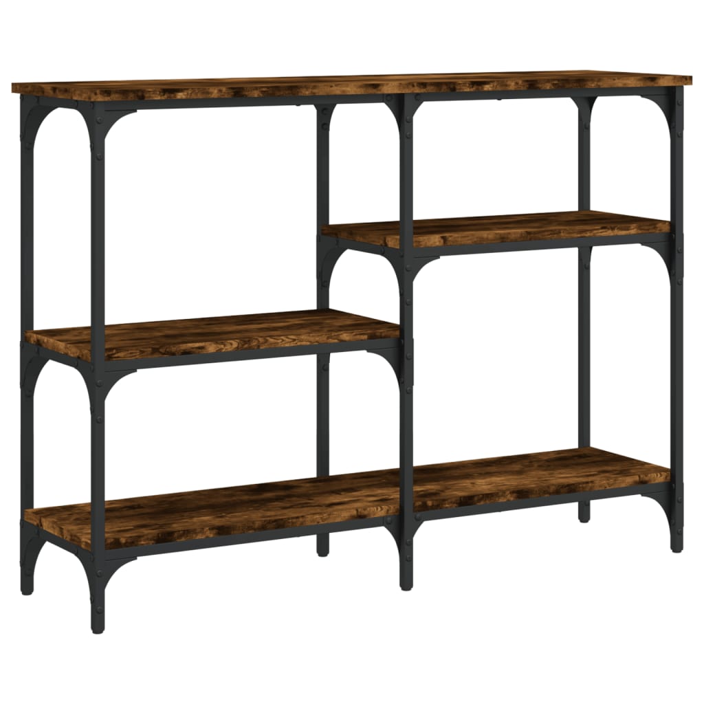 Mesa consola 102x29x75 cm derivados de madeira carvalho fumado - Image 5