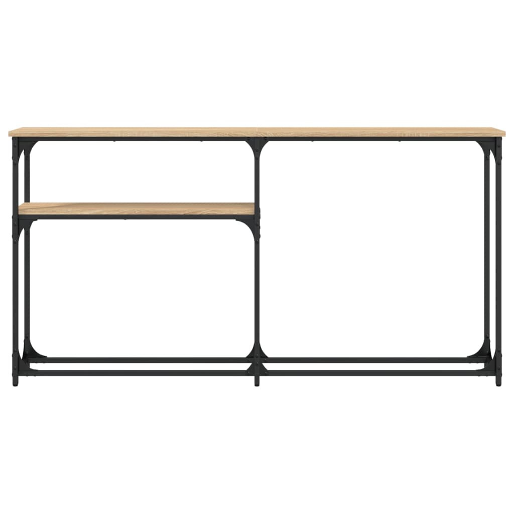 Mesa consola 145x22,5x75cm derivados de madeira carvalho sonoma - Image 3