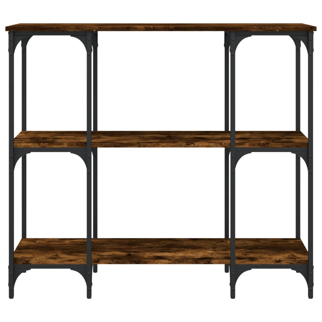 Mesa consola 102x35x90 cm derivados de madeira carvalho fumado - Image 3