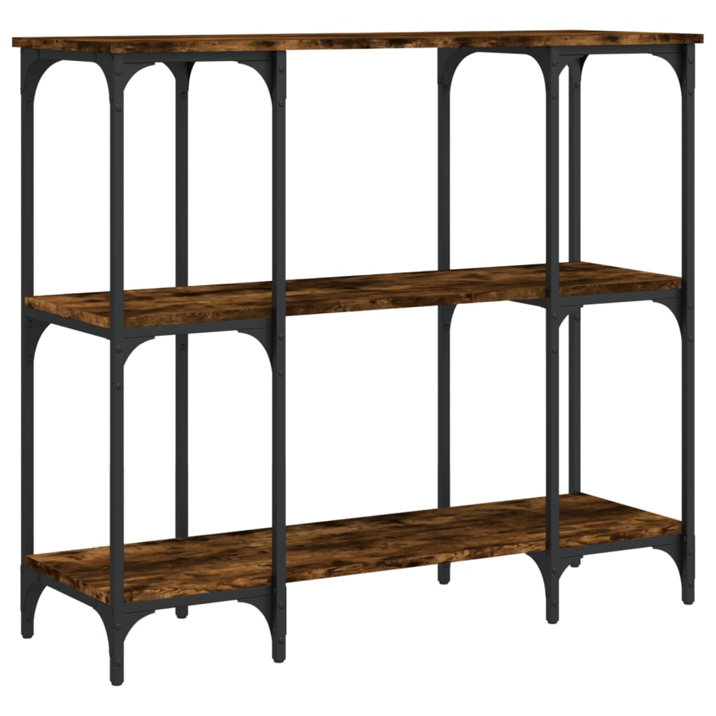 Mesa consola 102x35x90 cm derivados de madeira carvalho fumado - Image 5