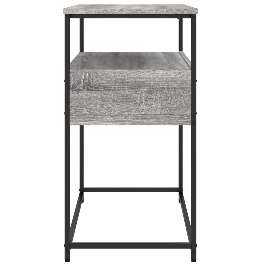 Mesa consola 75x40x75 cm derivados de madeira cinzento sonoma - Image 6