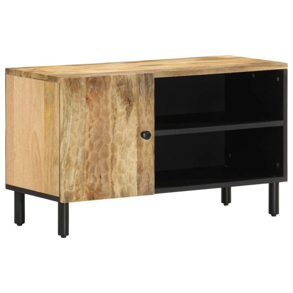 Móvel de TV 80x31x46 cm madeira de mangueira maciça