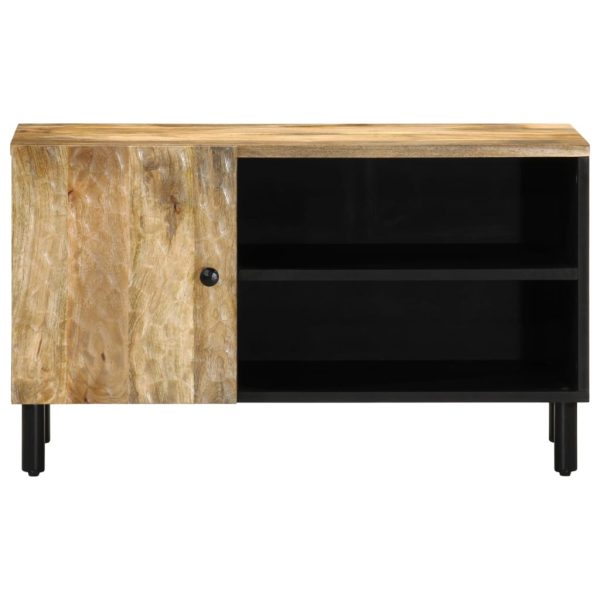 Móvel de TV 80x31x46 cm madeira de mangueira maciça - Image 3