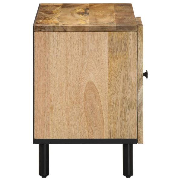 Móvel de TV 80x31x46 cm madeira de mangueira maciça - Image 4