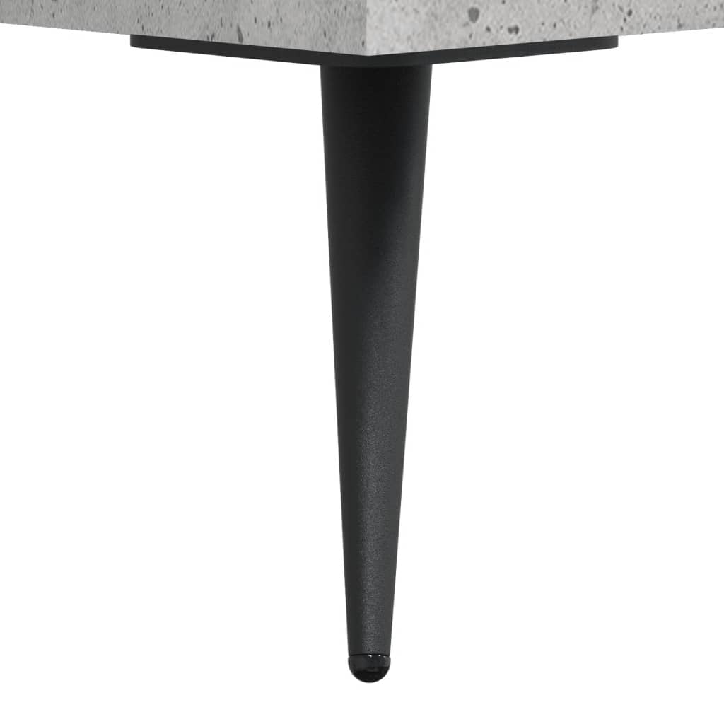 Mesa de centro 102x50x40 cm madeira processada cinza cimento - Image 10