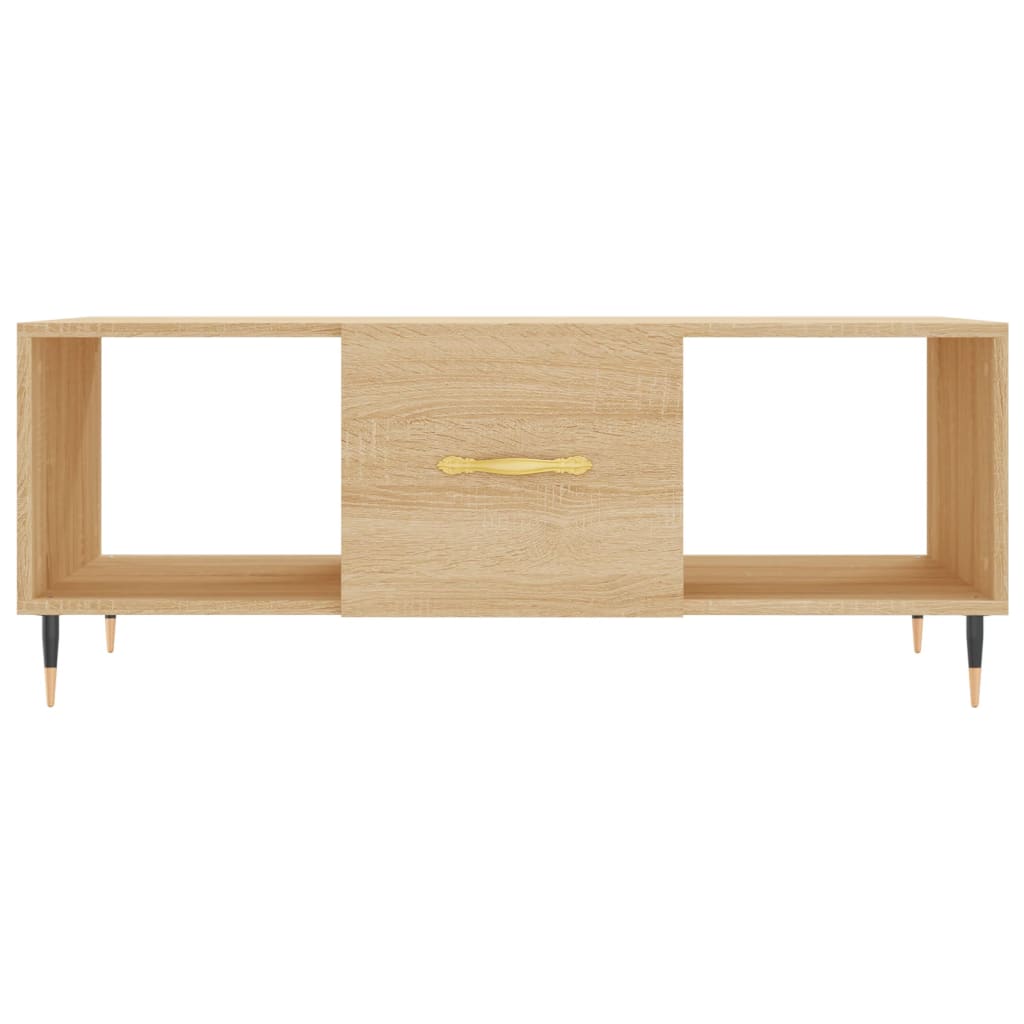 Mesa de centro 102x50x40 derivados de madeira carvalho sonoma - Image 4