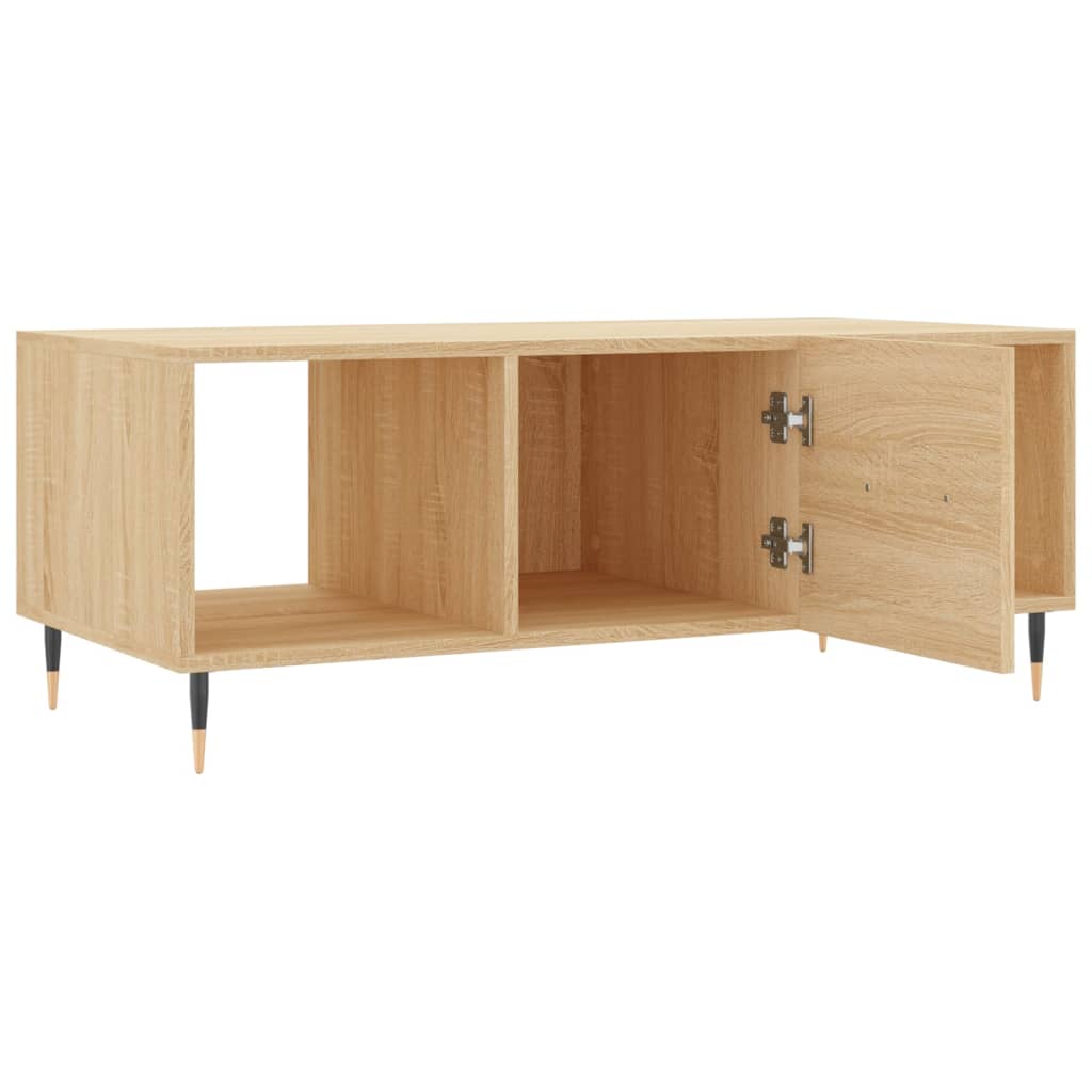 Mesa de centro 102x50x40 derivados de madeira carvalho sonoma - Image 5