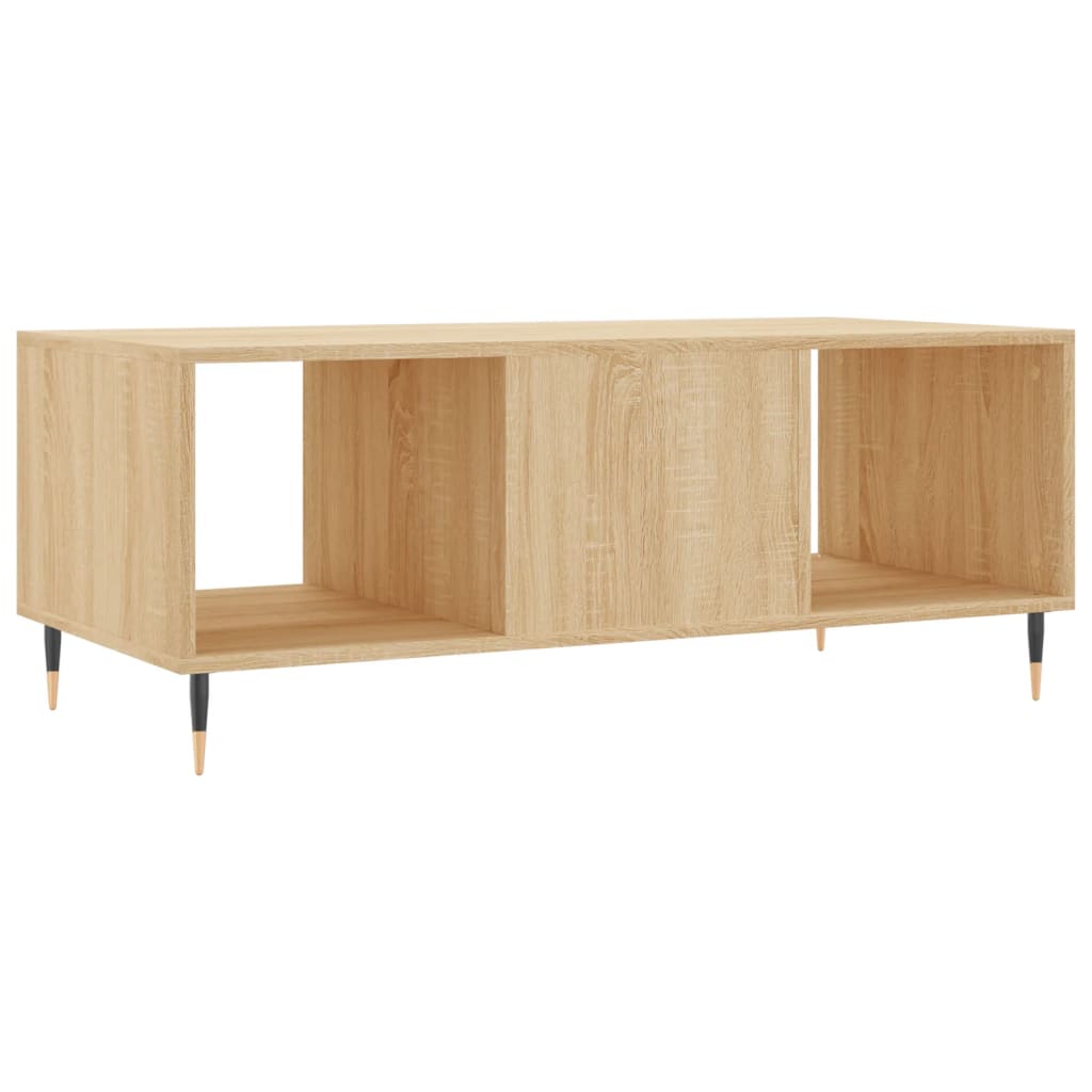 Mesa de centro 102x50x40 derivados de madeira carvalho sonoma - Image 7