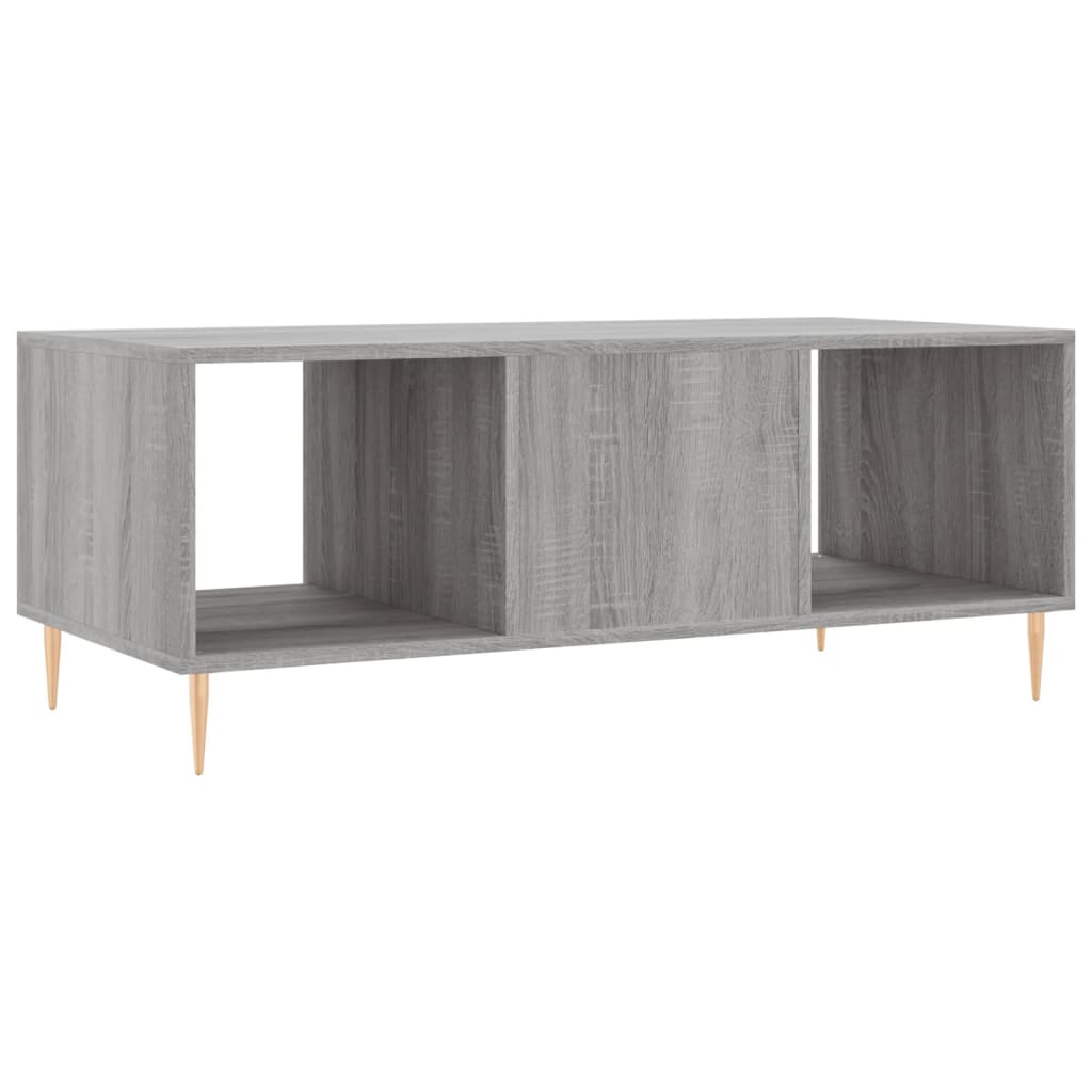 Mesa de centro 102x50x40cm derivados de madeira cinzento sonoma - Image 7