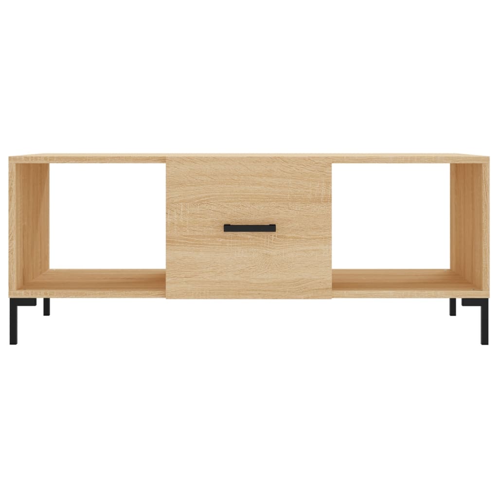 Mesa de centro 102x50x40 derivados de madeira carvalho sonoma - Image 4