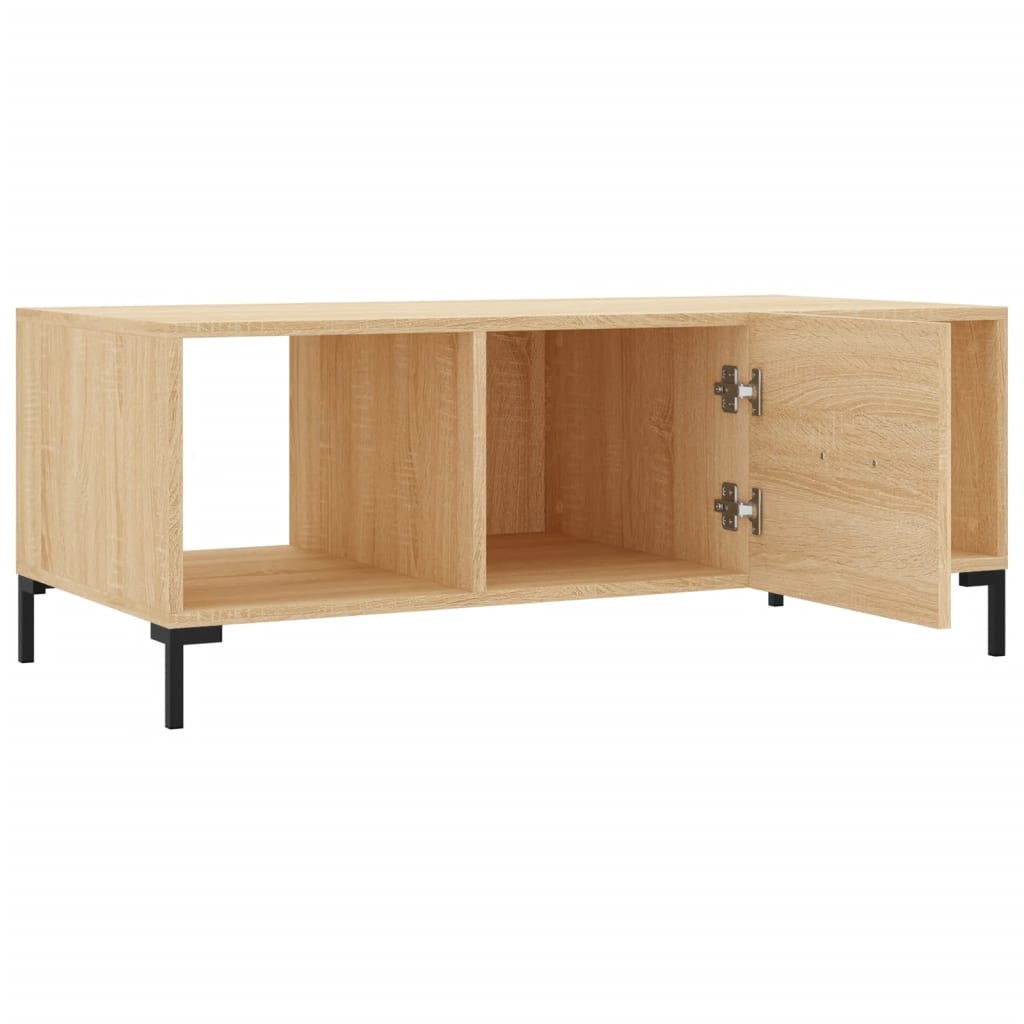 Mesa de centro 102x50x40 derivados de madeira carvalho sonoma - Image 5