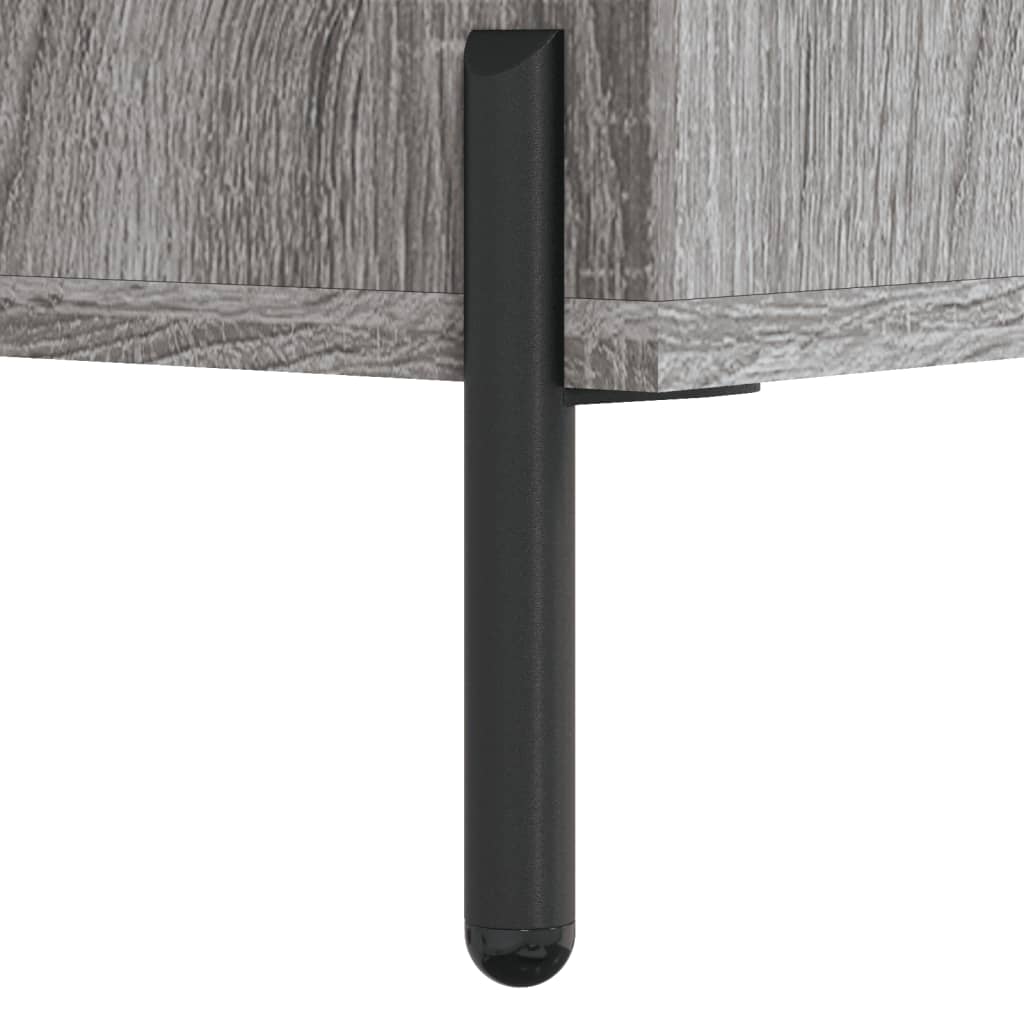 Mesa de centro 102x50x40cm derivados de madeira cinzento sonoma - Image 10
