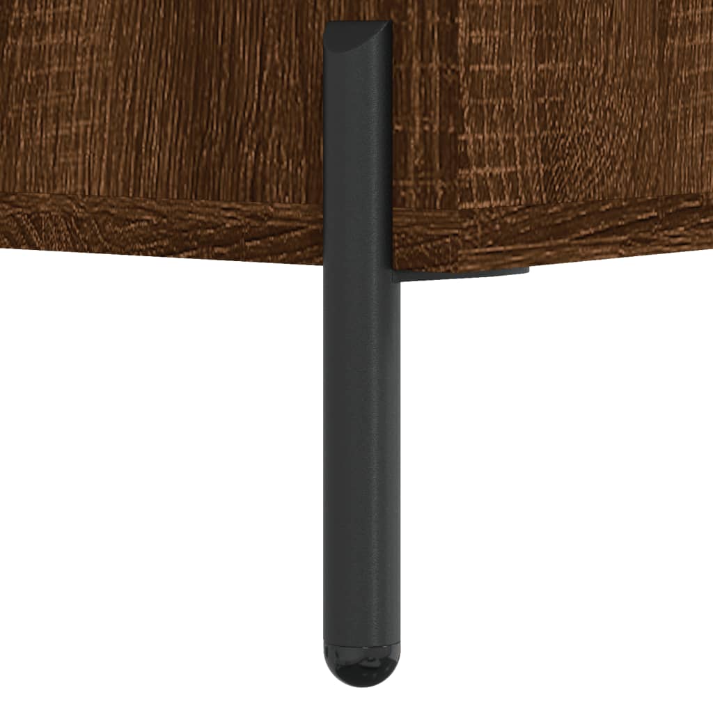Mesa de centro 102x50x40 cm derivados madeira carvalho castanho - Image 10