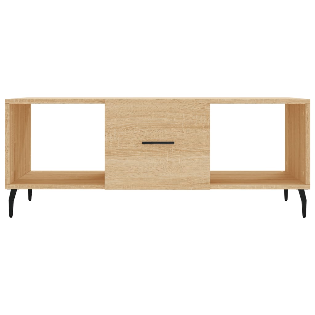 Mesa de centro 102x50x40 derivados de madeira carvalho sonoma - Image 4