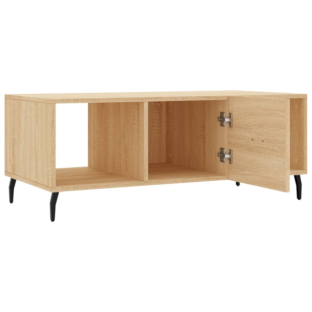 Mesa de centro 102x50x40 derivados de madeira carvalho sonoma - Image 6