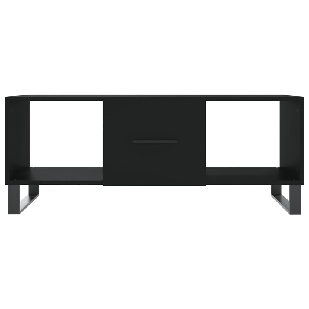 Mesa de centro 102x50x40 cm madeira processada preto - Image 4