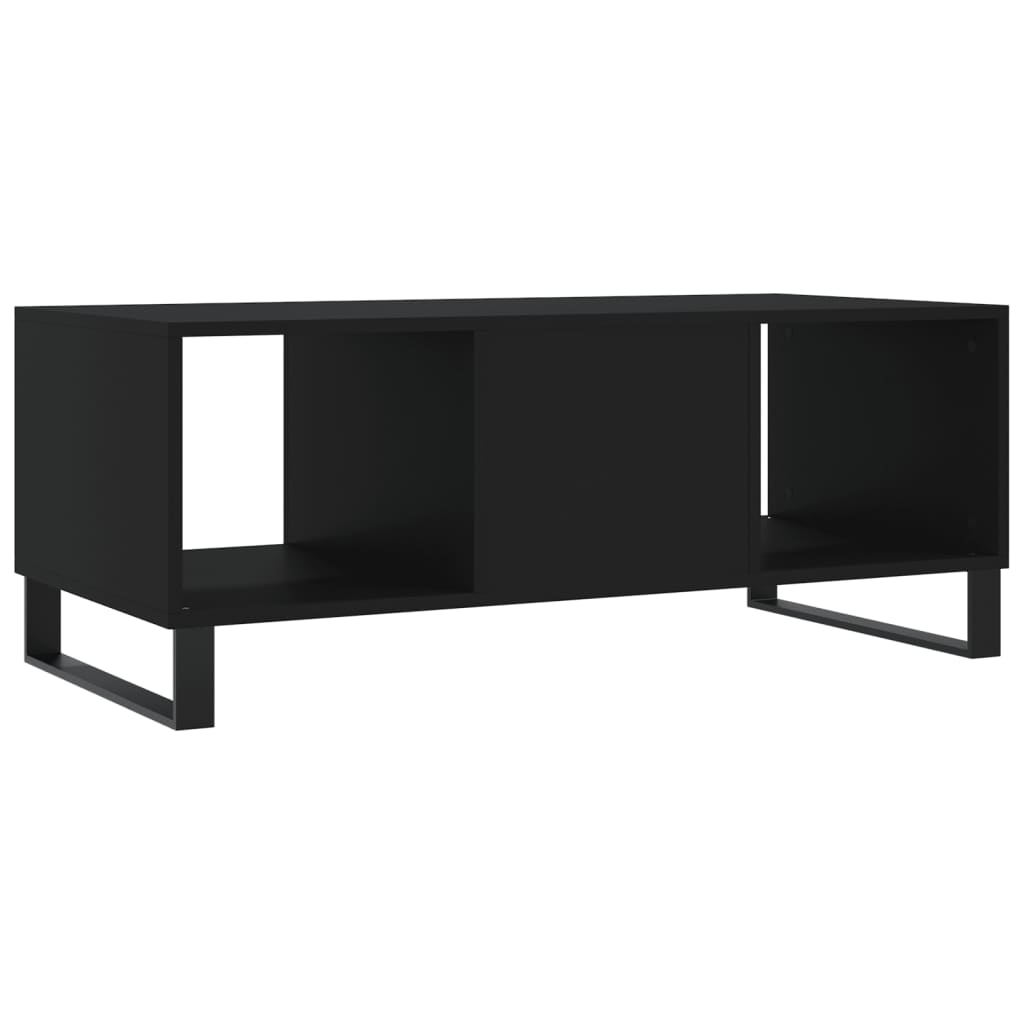 Mesa de centro 102x50x40 cm madeira processada preto - Image 7
