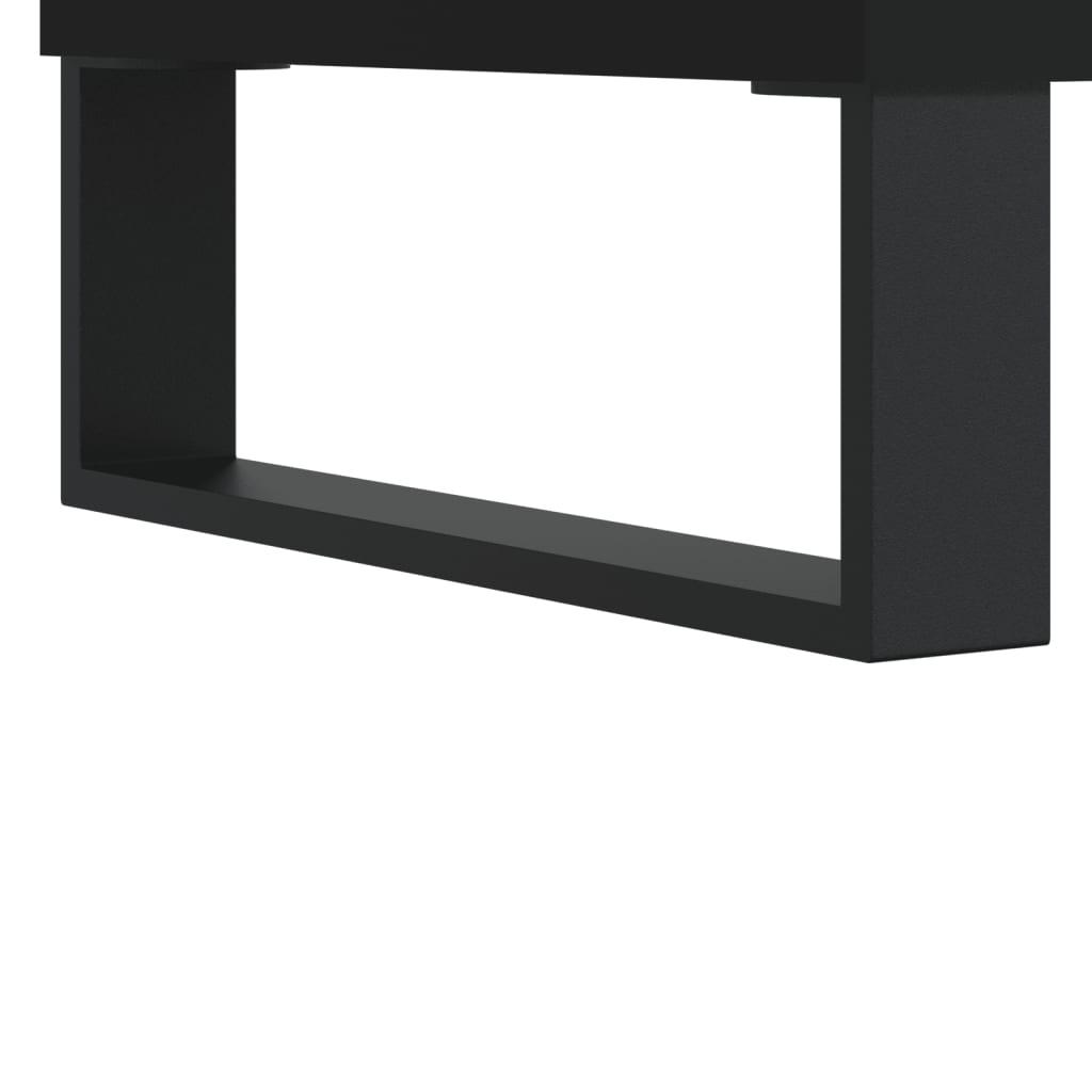 Mesa de centro 102x50x40 cm madeira processada preto - Image 10