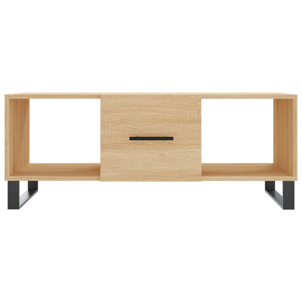 Mesa de centro 102x50x40 derivados de madeira carvalho sonoma - Image 4