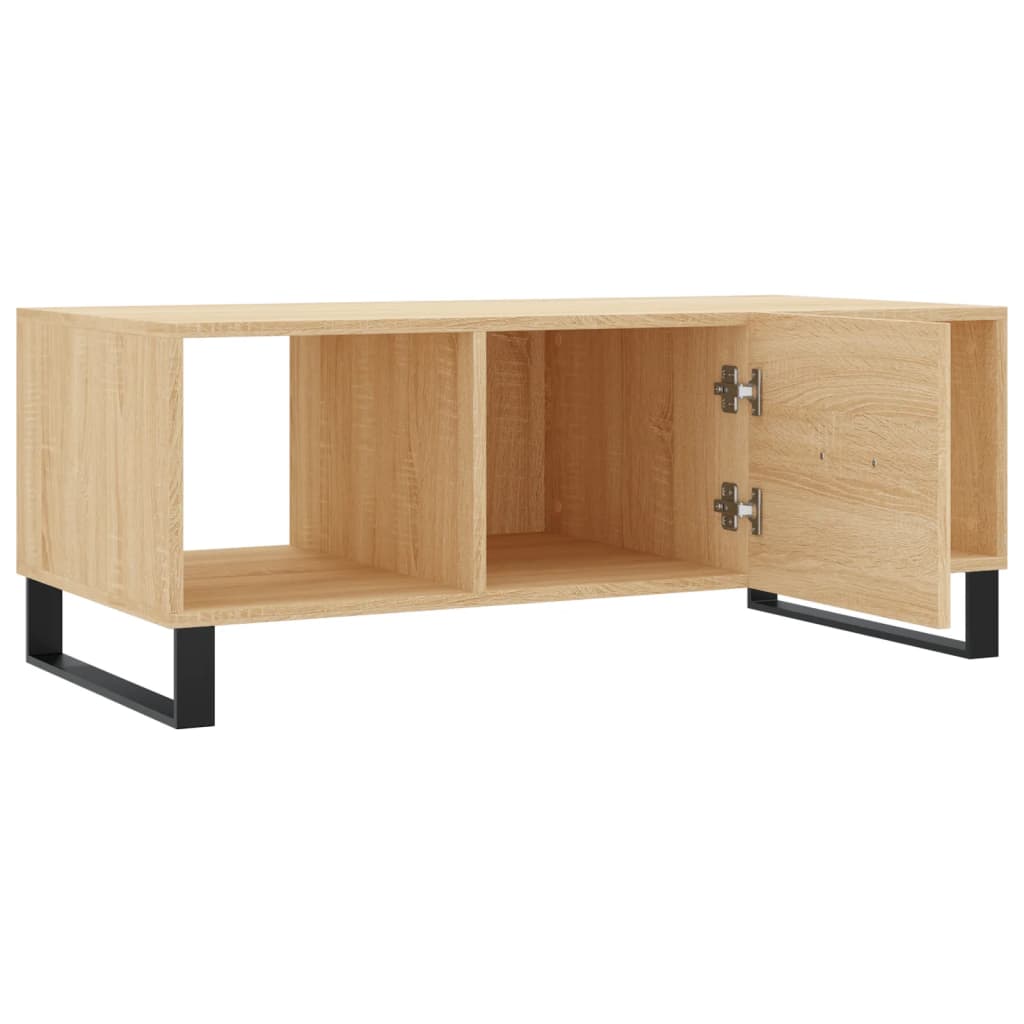 Mesa de centro 102x50x40 derivados de madeira carvalho sonoma - Image 5