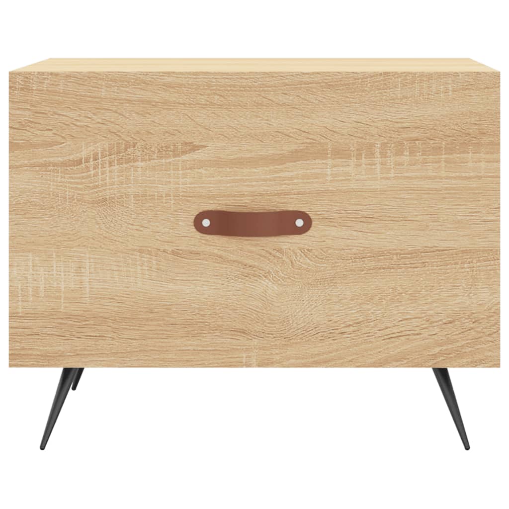 Mesa de centro 50x50x40 cm derivados de madeira carvalho sonoma - Image 4