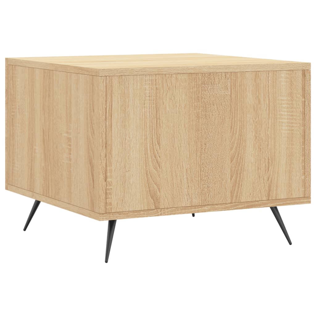 Mesa de centro 50x50x40 cm derivados de madeira carvalho sonoma - Image 7