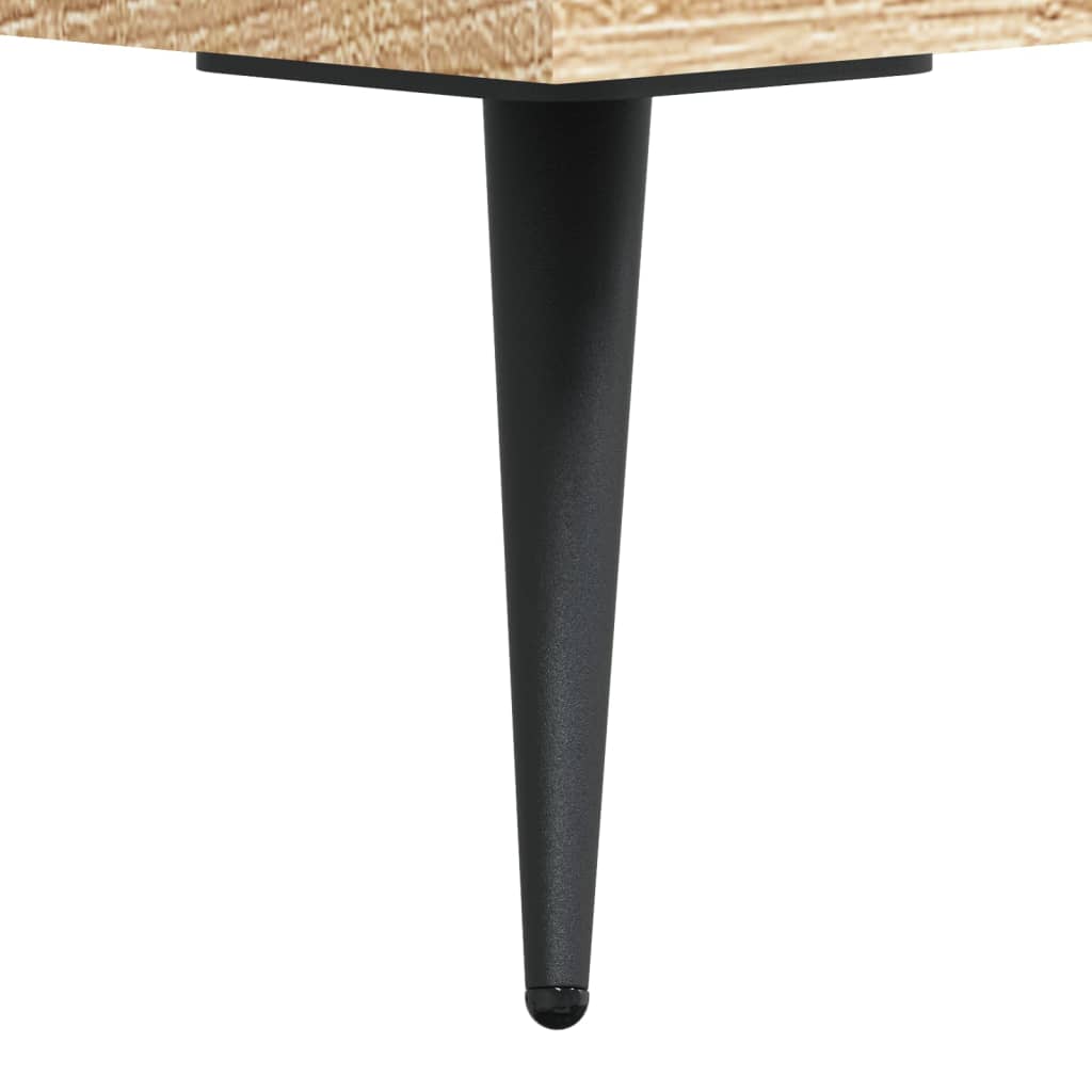 Mesa de centro 50x50x40 cm derivados de madeira carvalho sonoma - Image 9