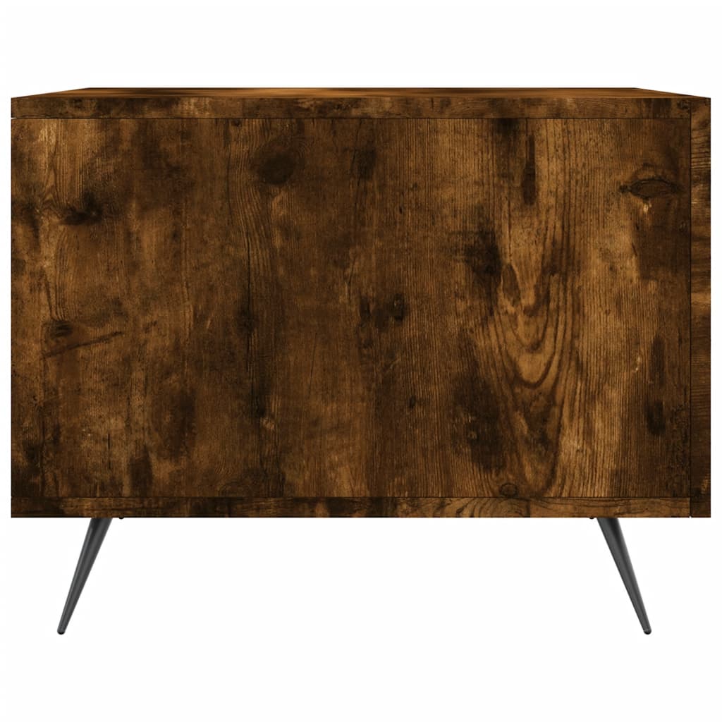 Mesa centro 2 pcs 50x50x40 cm madeira processada cor fumado - Image 7